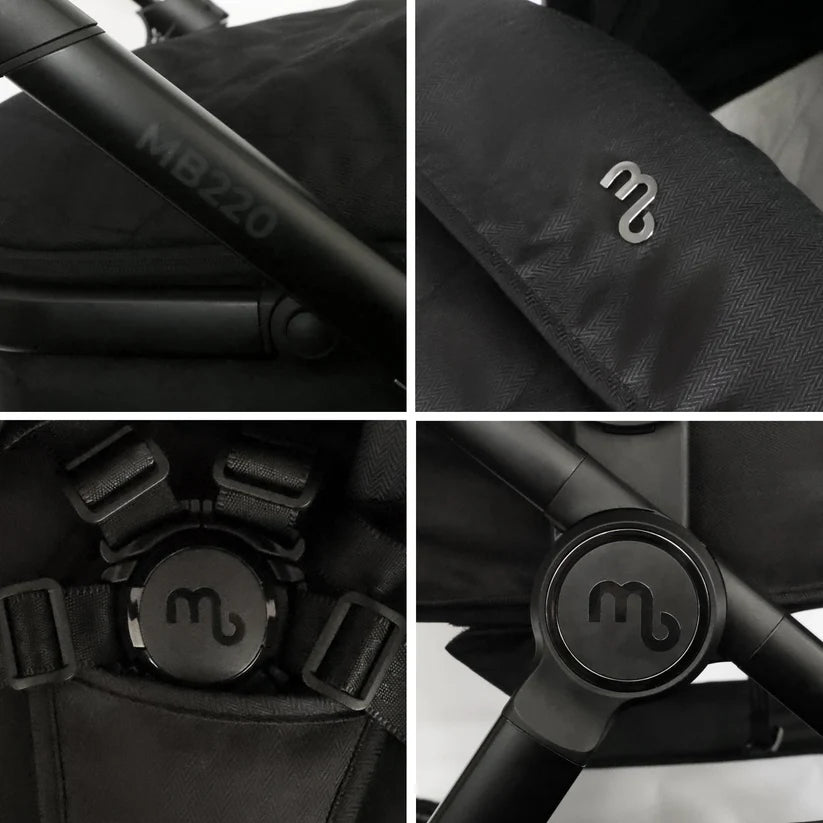 My Babiie MB220 2-in-1 Pramette - Black
