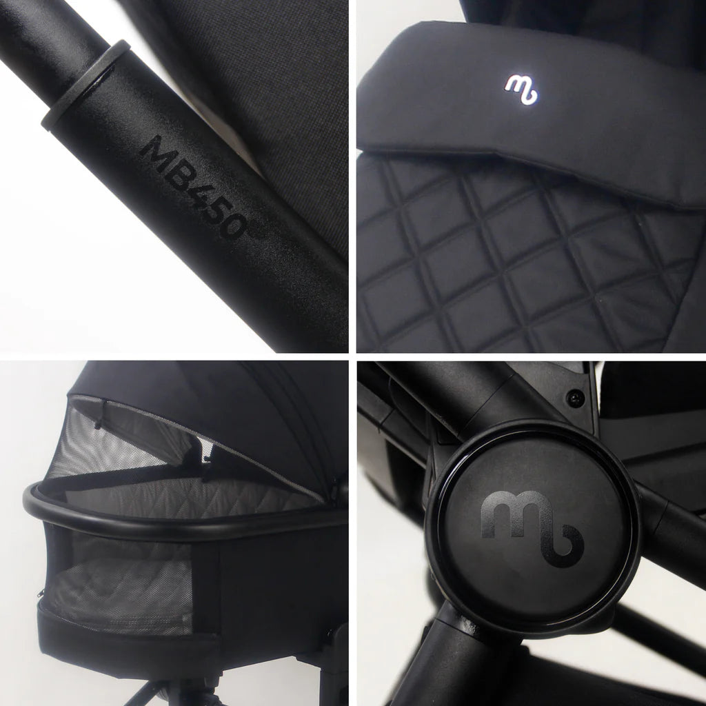 My Babiie MB450i 3-in-1 Travel System - Black