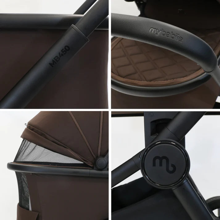 My Babiie MB450i 3-in-1 Travel System - Chocolate
