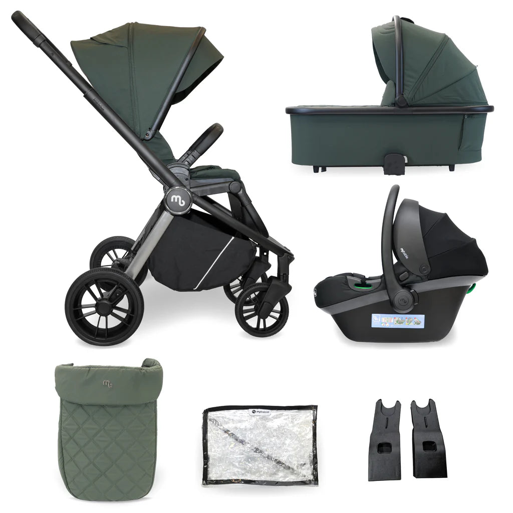 My Babiie MB450i 3-in-1 Travel System Forest Green – Tiny Tots