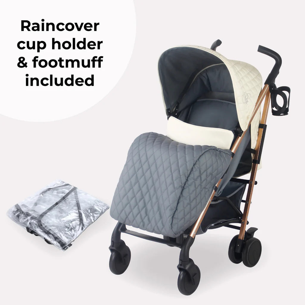 My Babiie MB51 Plus Stroller - Quilted Champagne