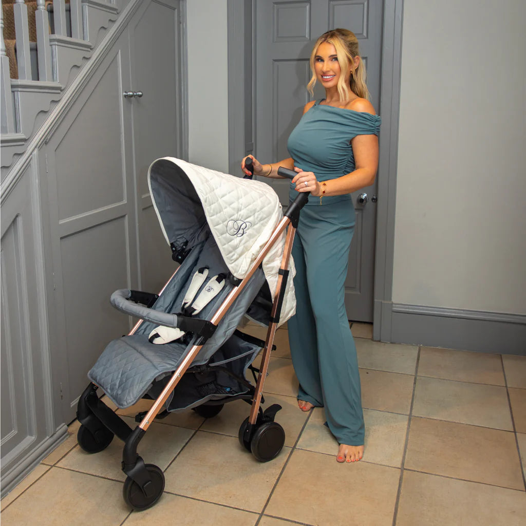 My Babiie MB51 Plus Stroller - Quilted Champagne