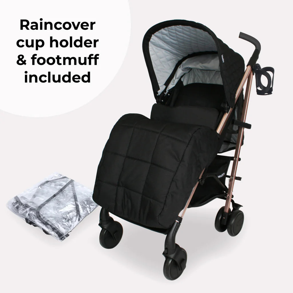 My Babiie MB51 Stroller - Quilted Black