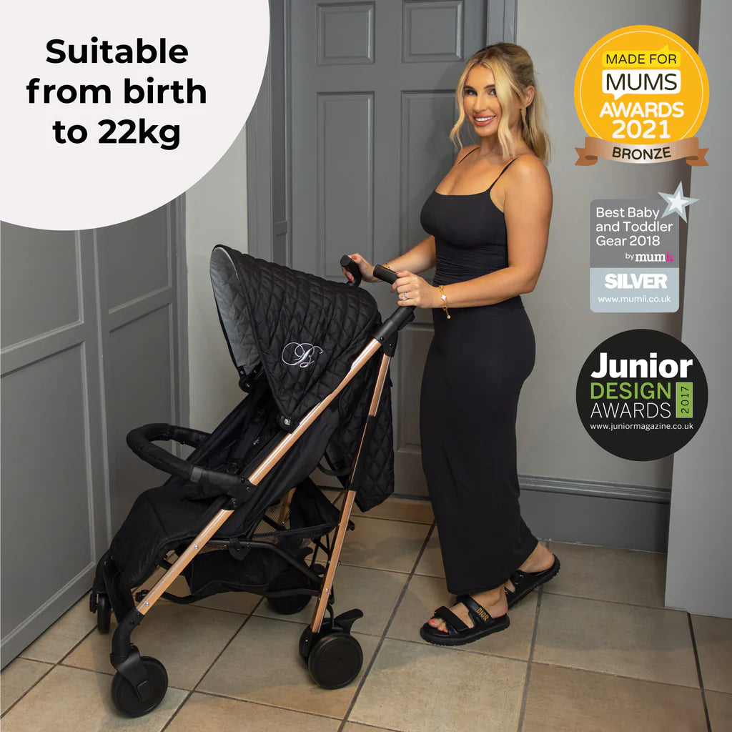 My Babiie MB51 Stroller - Quilted Black