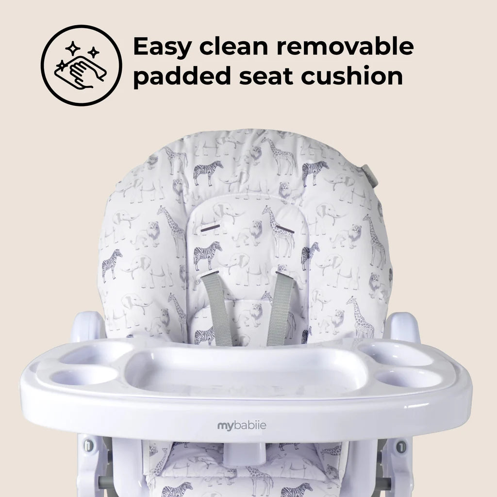My Babiie MBHC8 Premium Highchair - Safari