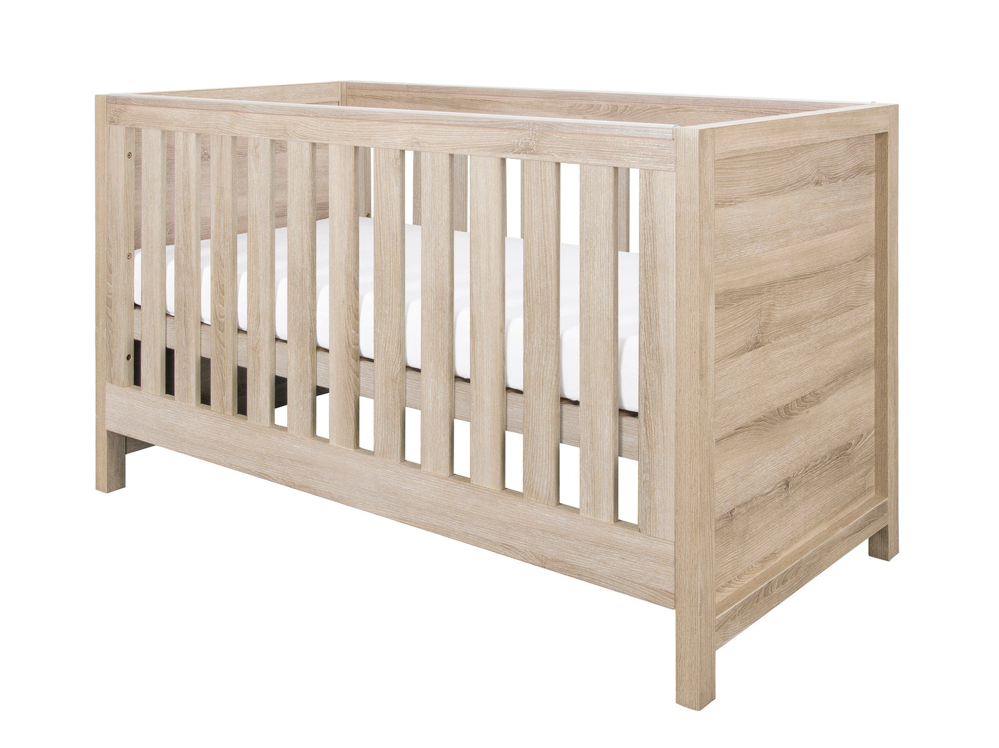 Tutti Bambini Modena 3 in 1 Cot Bed Oak