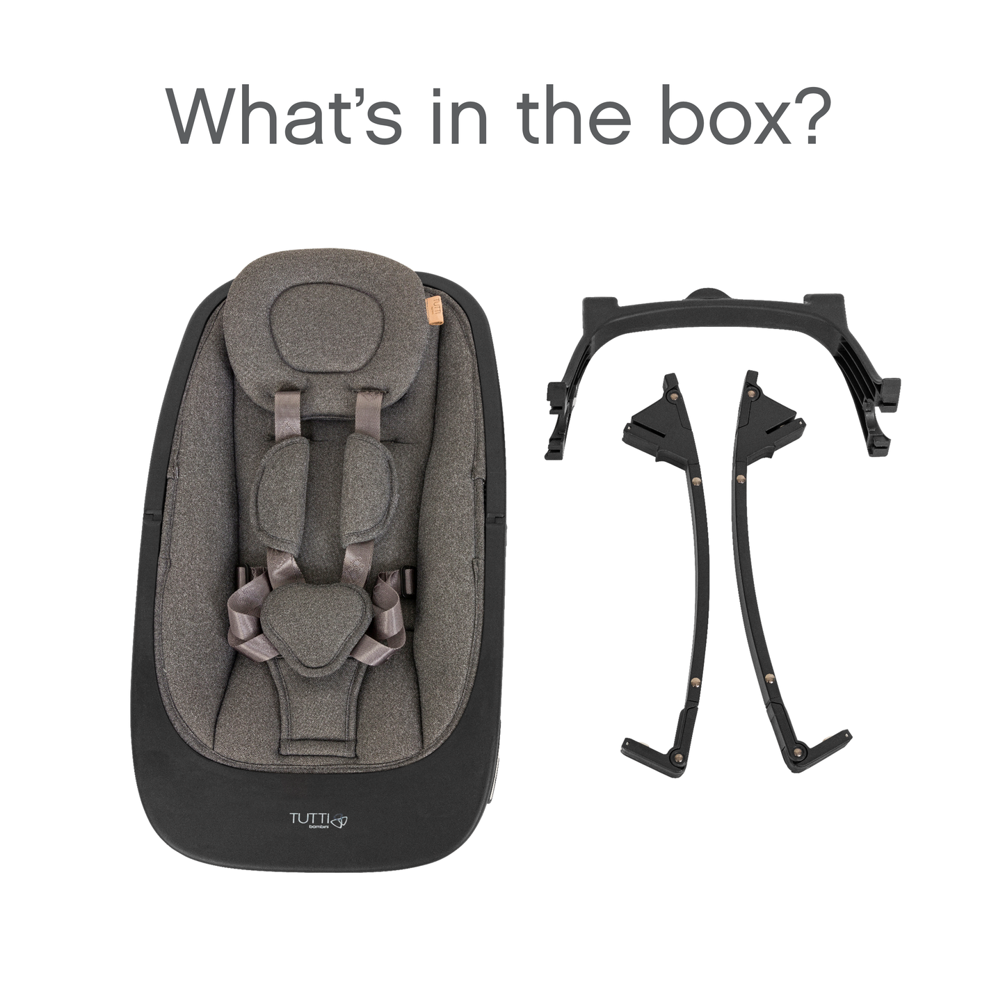 Tutti Bambini Nova Birth to 12 Years Complete Highchair Package - Black/Black