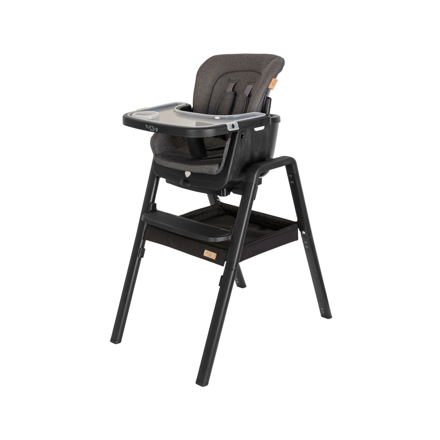 Tutti Bambini Nova Evolutionary Highchair - Black/Black