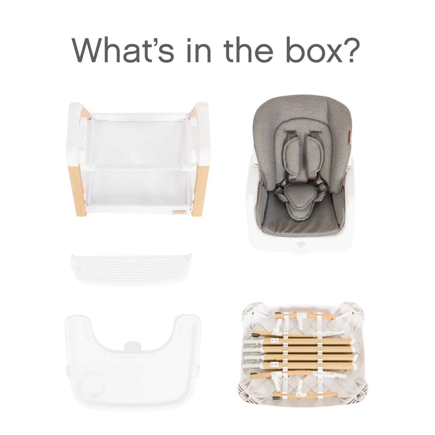 Tutti Bambini Nova Evolutionary Highchair - White/Oak