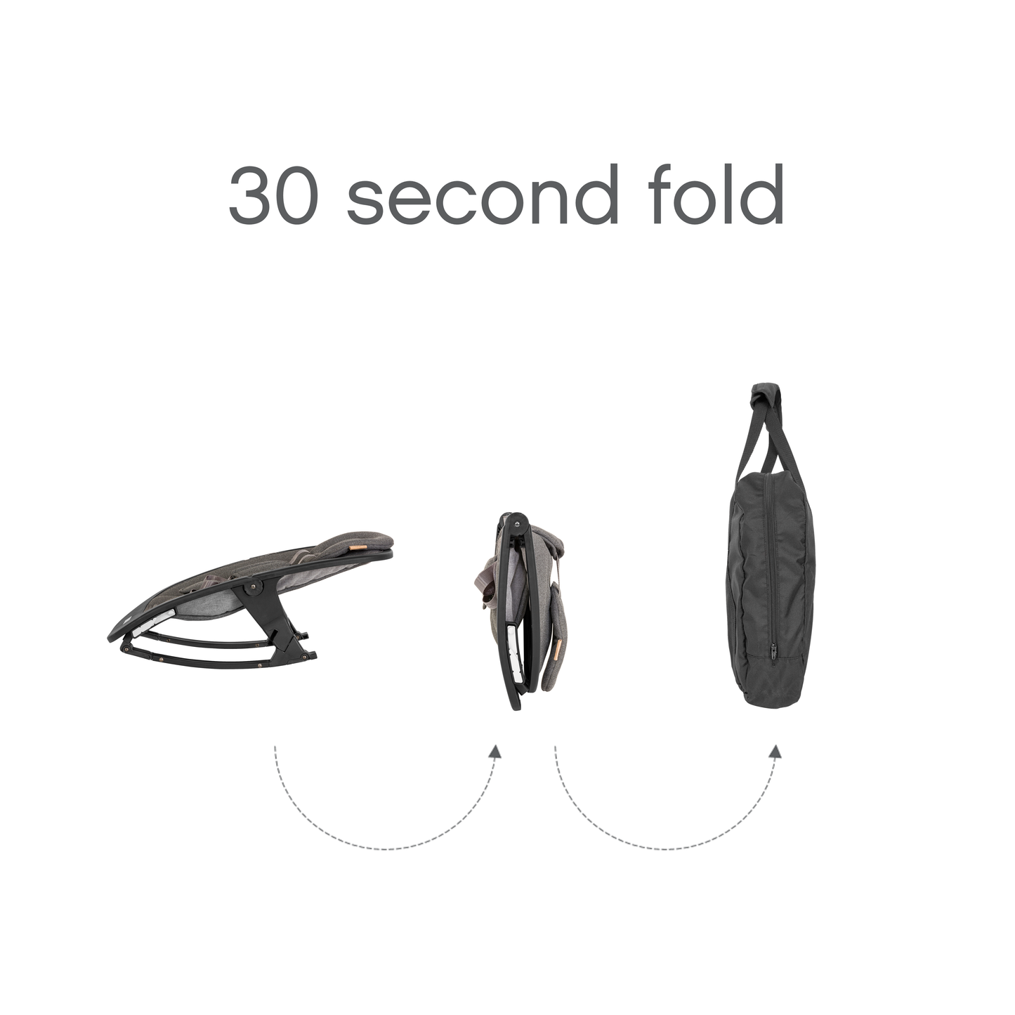 Tutti Bambini Nova Evolutionary Newborn Rocker - Black/Black