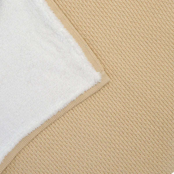 Clair-de-lune Organic Knit Sherpa Blanket 2 Colours