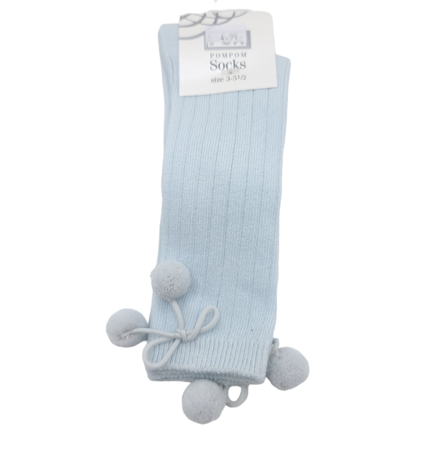 Pex Knee Length Pom Pom Socks