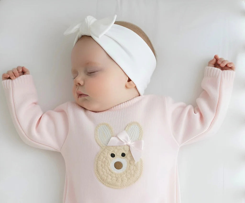 Pex Bunny Romper Pink