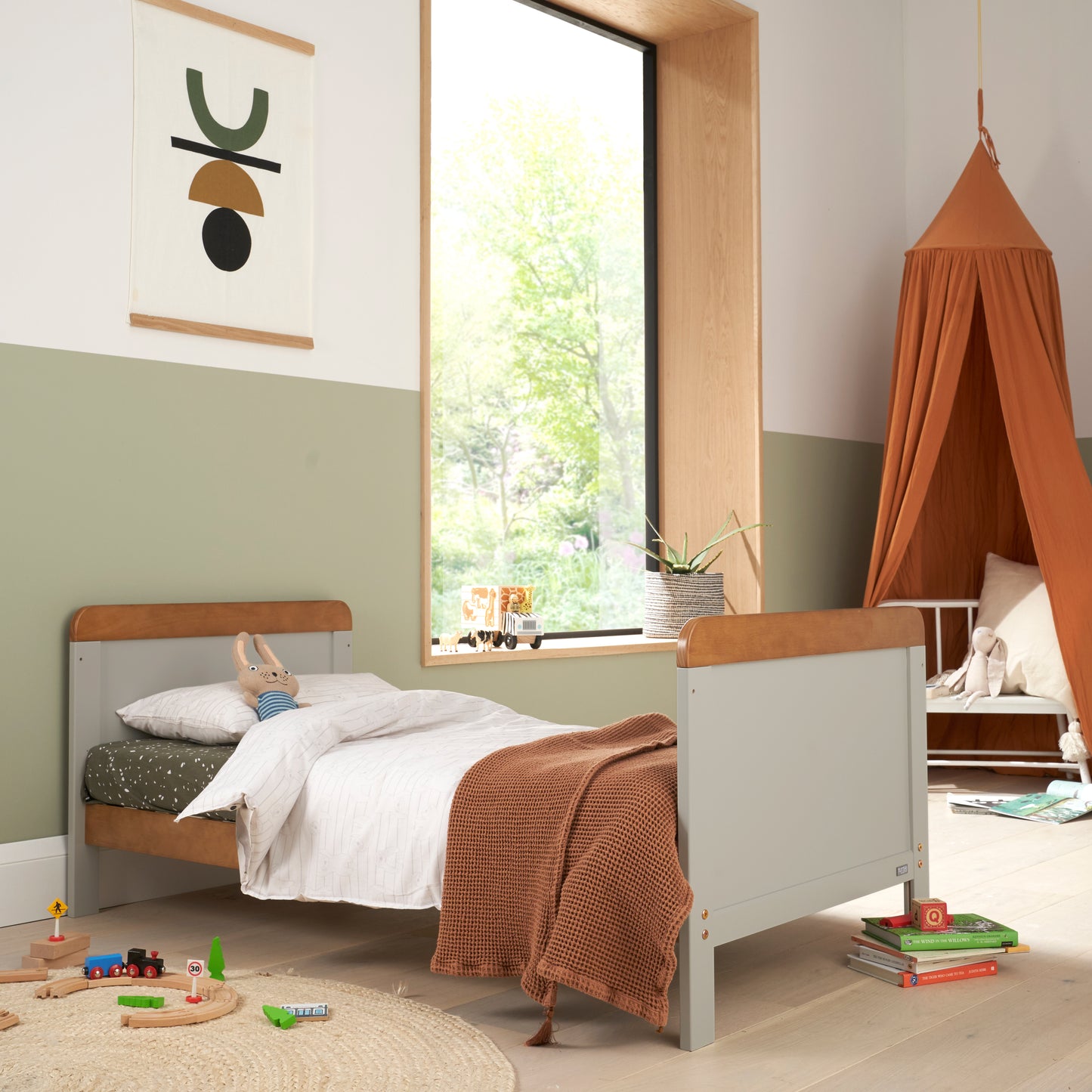Tutti Bambini Rio 3 Piece Room Set Dove Grey & Oak