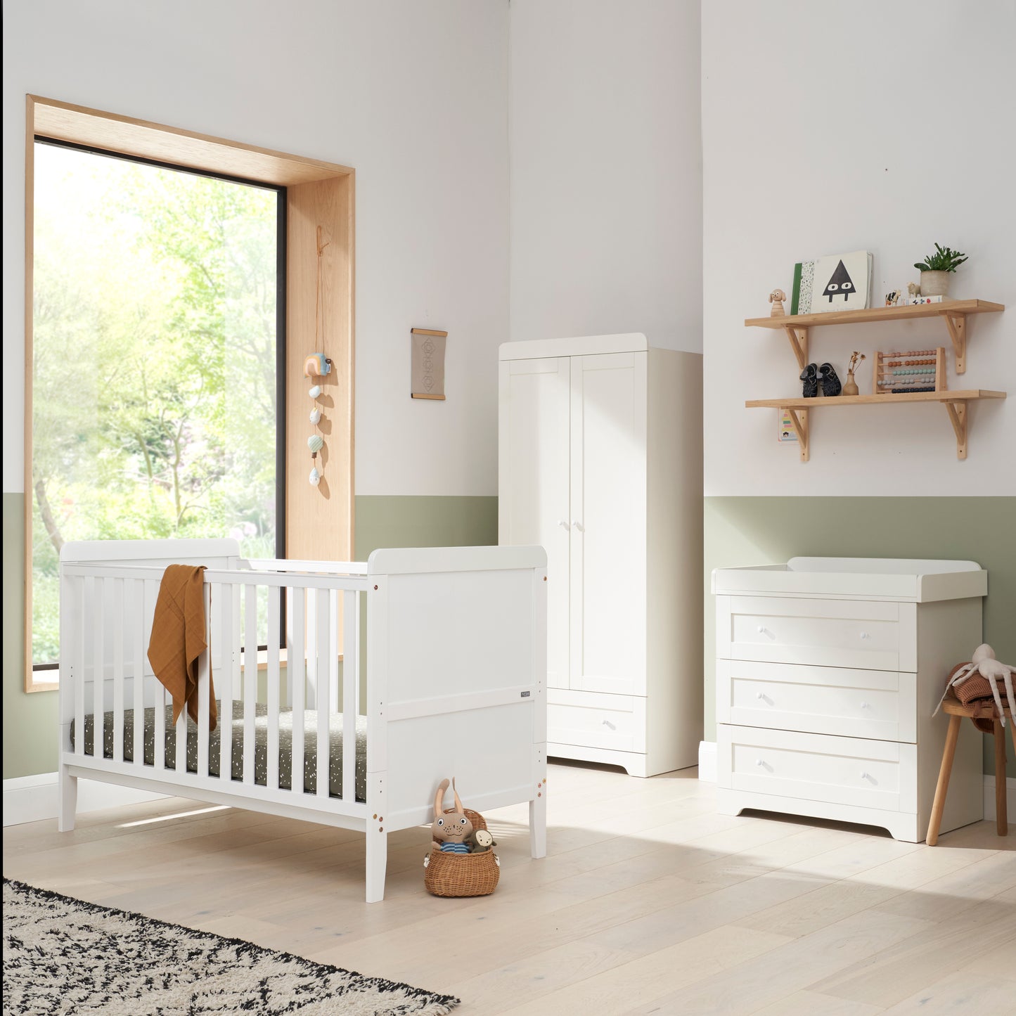 Tutti Bambini Rio 3 Piece Room Set White