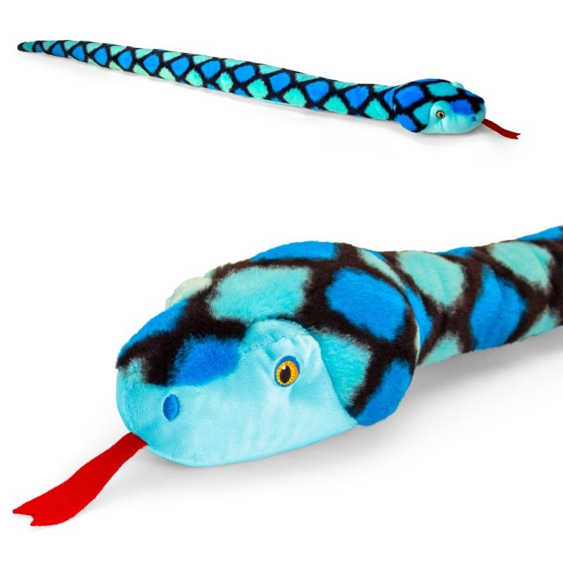 Keel Eco BLUE 65cm Snake Plush