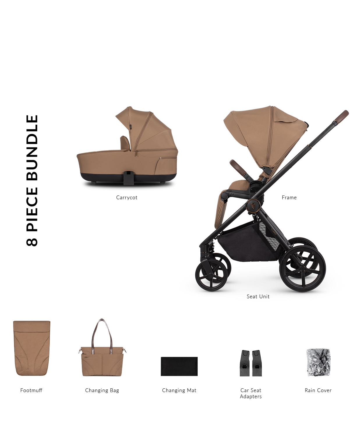 Venicci Claro Caramel Pram