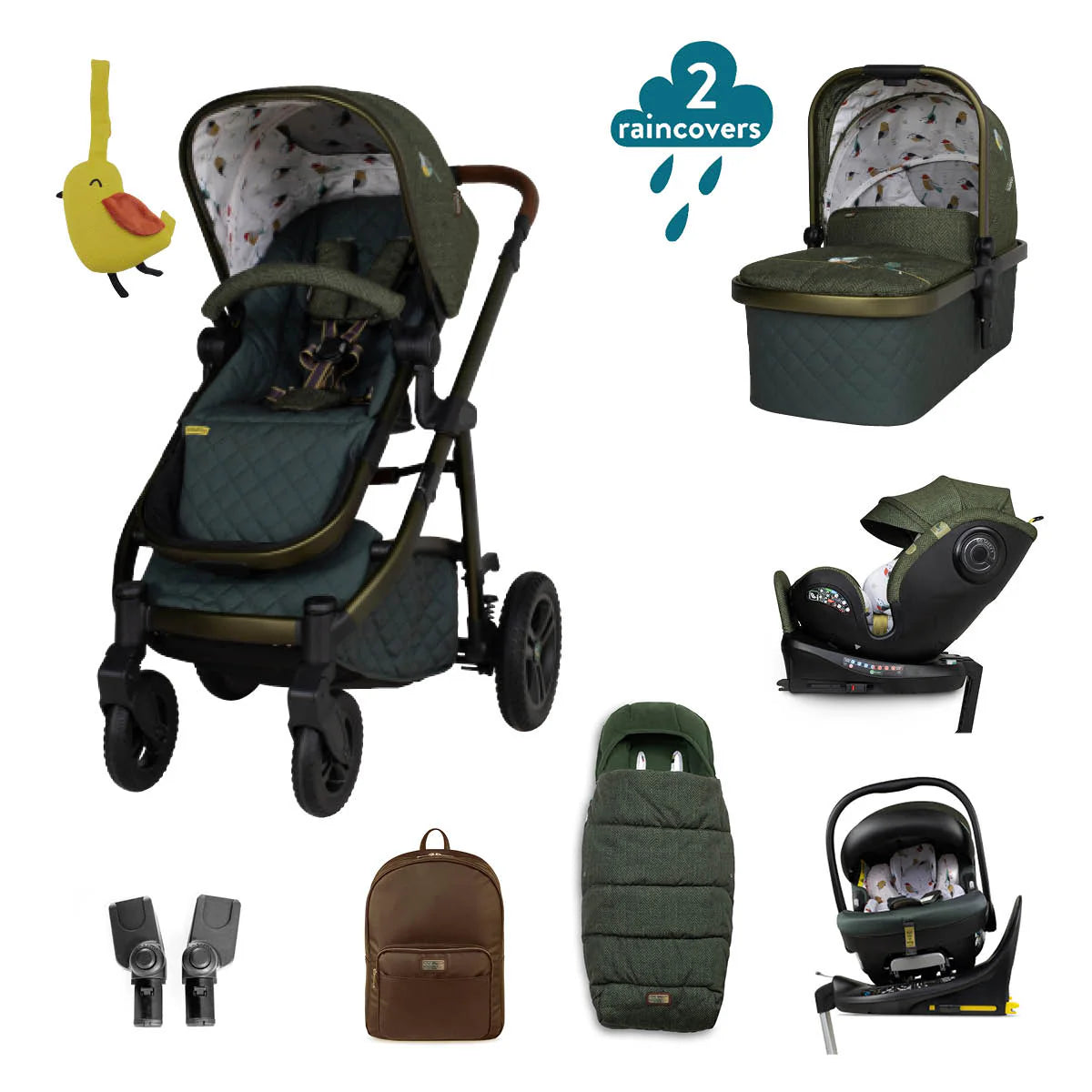 Cosatto Wow 3 Rotating All Stage Everything Bundle Bureau