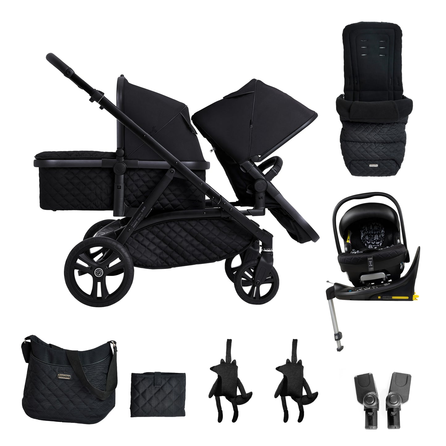 Cosatto Wow XL Rotating Everything Bundle Silhouette
