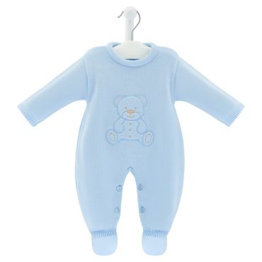 Dandelion Teddy Knitted Suit Blue