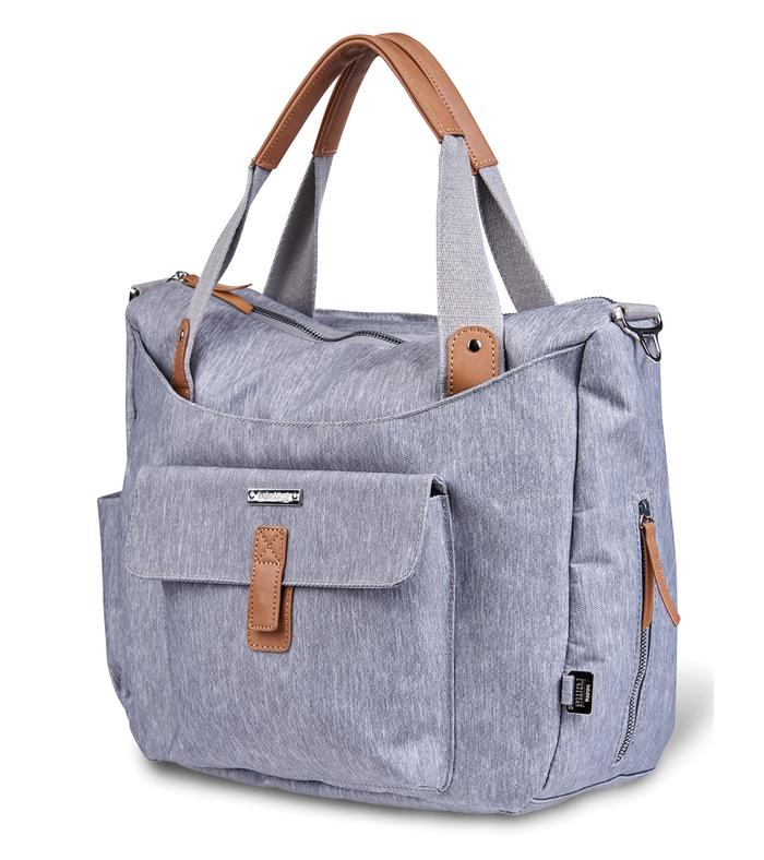 Bababing Roma Changing Bag Grey Merl