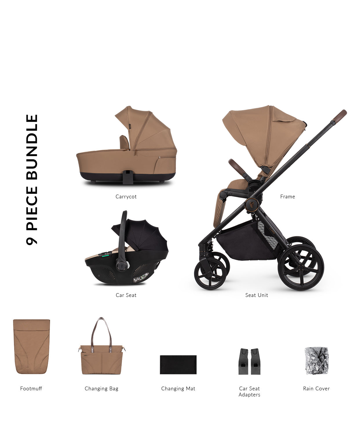 Venicci Claro Caramel Pram
