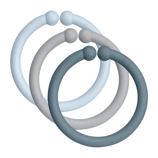 BIBS Loops 12 Pack - Cloud/Baby Blue/Petrol