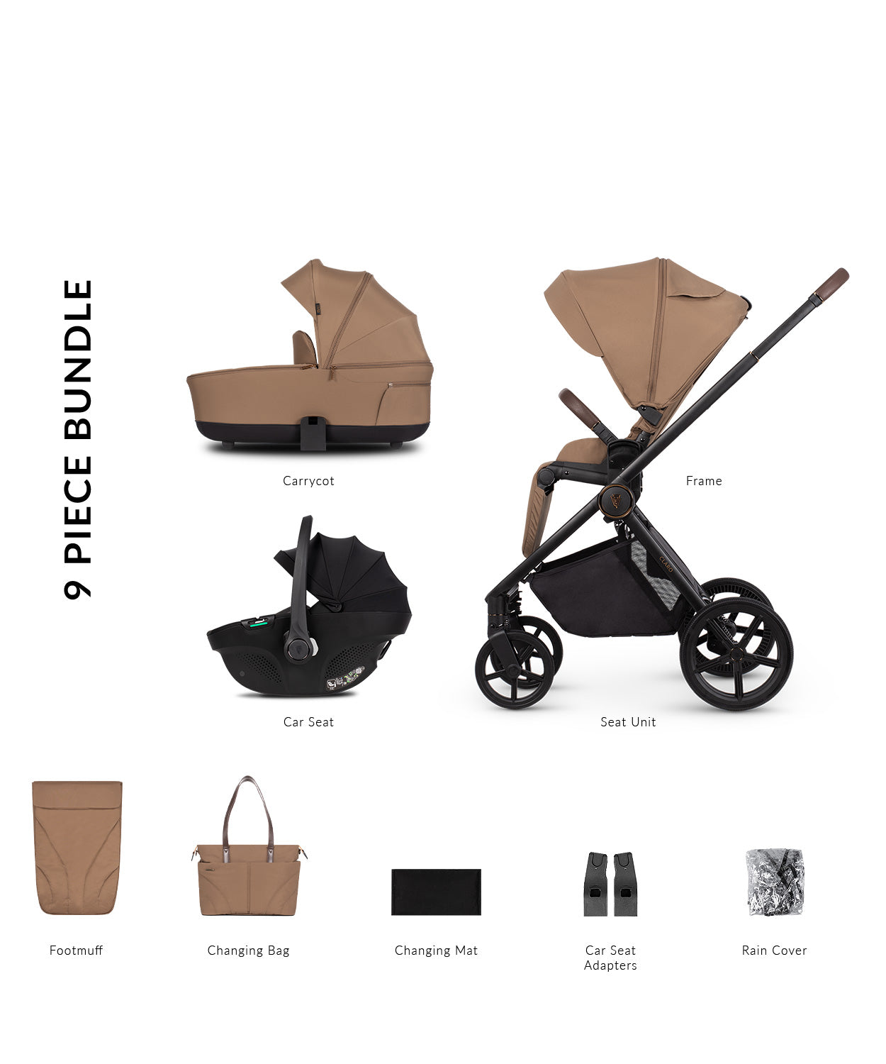 Venicci Claro Caramel Pram