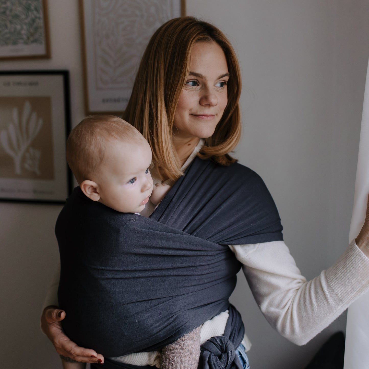 Tutti Bambini Boba Serenity Baby Wrap Charcoal