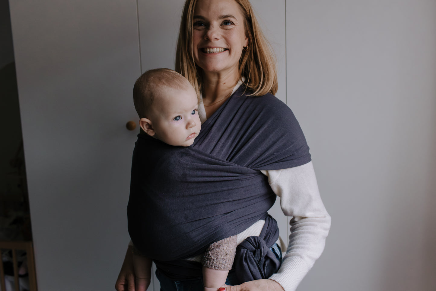 Tutti Bambini Boba Serenity Baby Wrap Charcoal