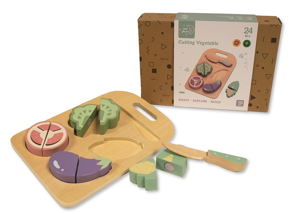 Just For Me Wooden Vegetable Cutting Board (10 pcs)
