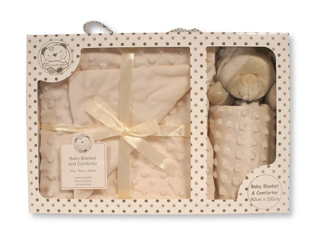 Snuggle Baby Baby Bubble Wrap with Comforter in Box 3 Colours