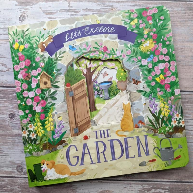 North Parade Let's Explore the Garden Boardbook