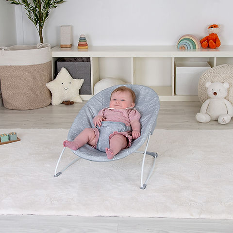 Red Kite Bambino Bouncer Bounce Chair Grey Elephant