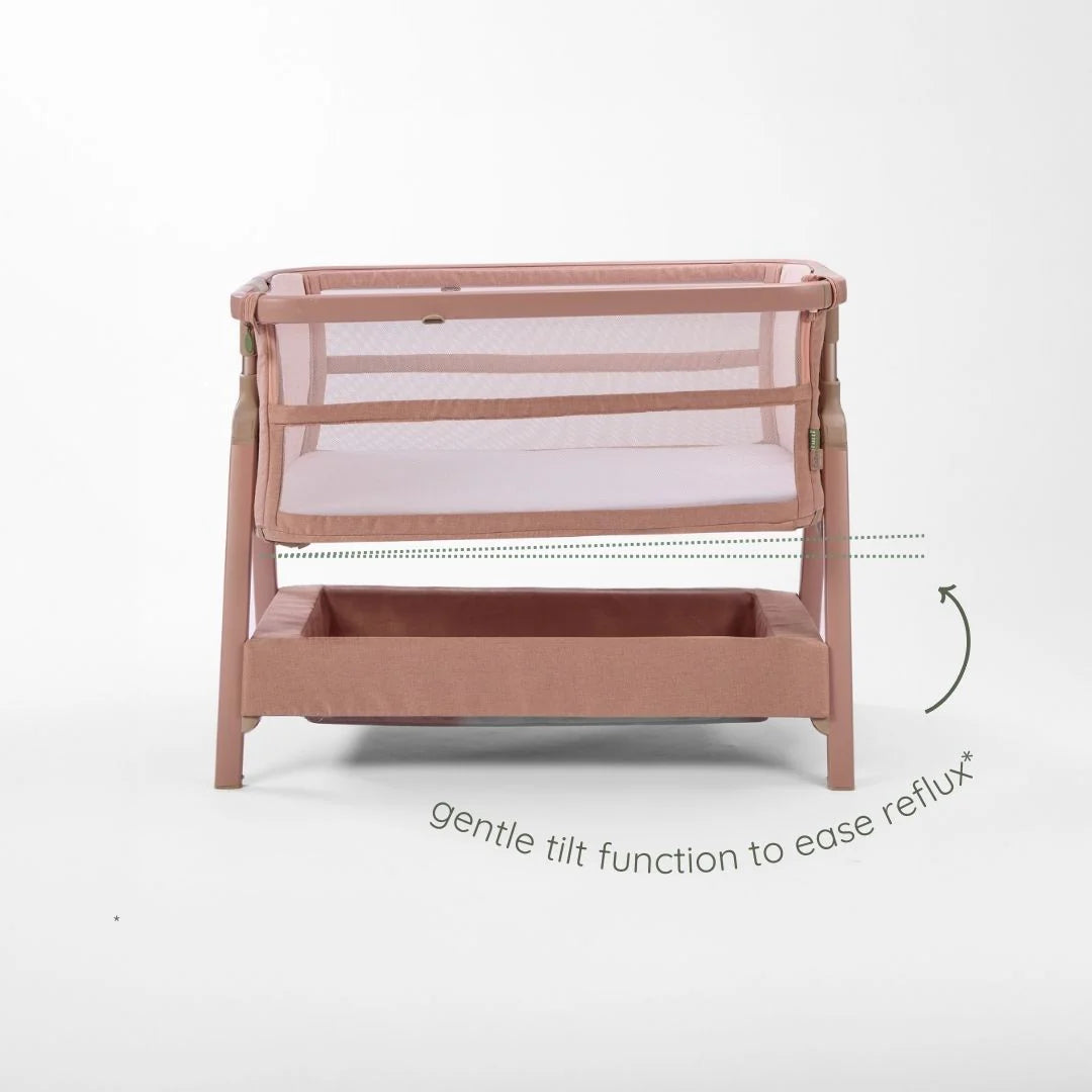 Tutti Bambini CoZee Zen Bedside Crib Blush