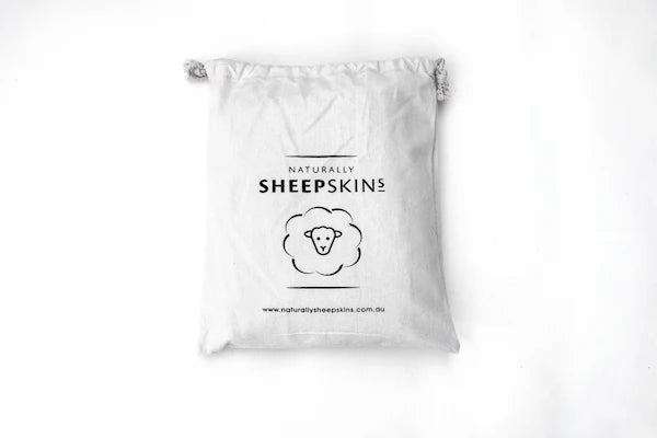 Naturally Sheepskins Original Sheepskin Pram Liner - Grey