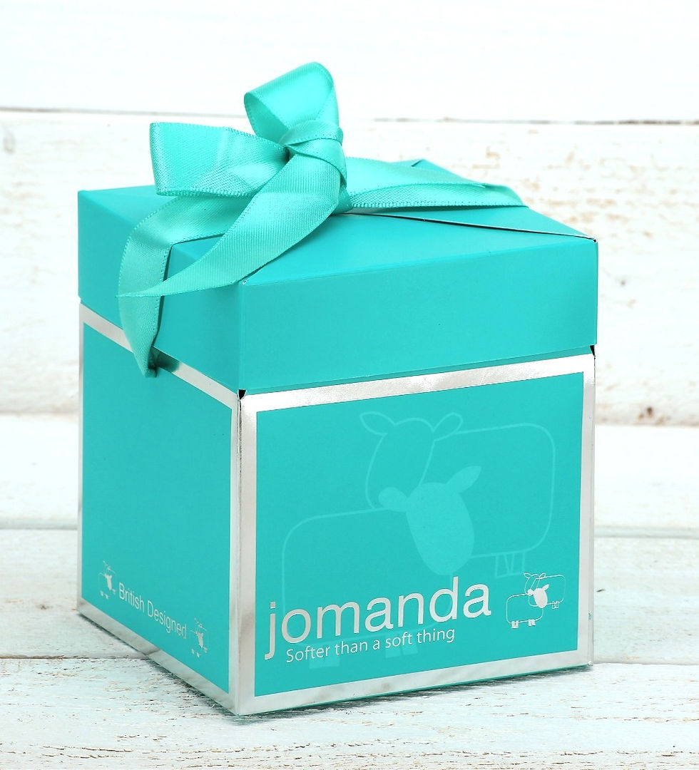 Jomanda Mini Snuggly Bunny Baby Blue With Pop up Box