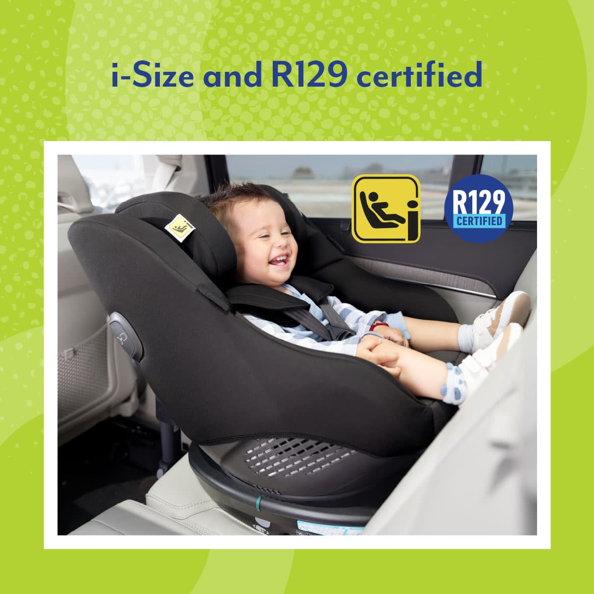 Graco Turn2Me Group 0+/1 i-Size R129 Spin Car Seat Midnight