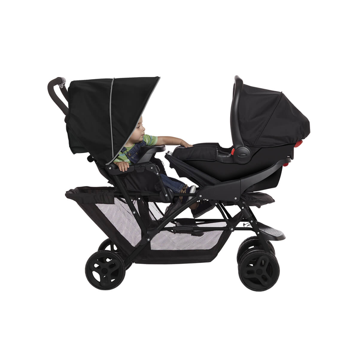 Graco Stadium Duo Tandem Stroller Black/Grey