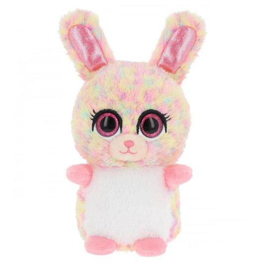 Keel Toys 10cm Mini Motsu Harley the Rainbow Bunny Plushie
