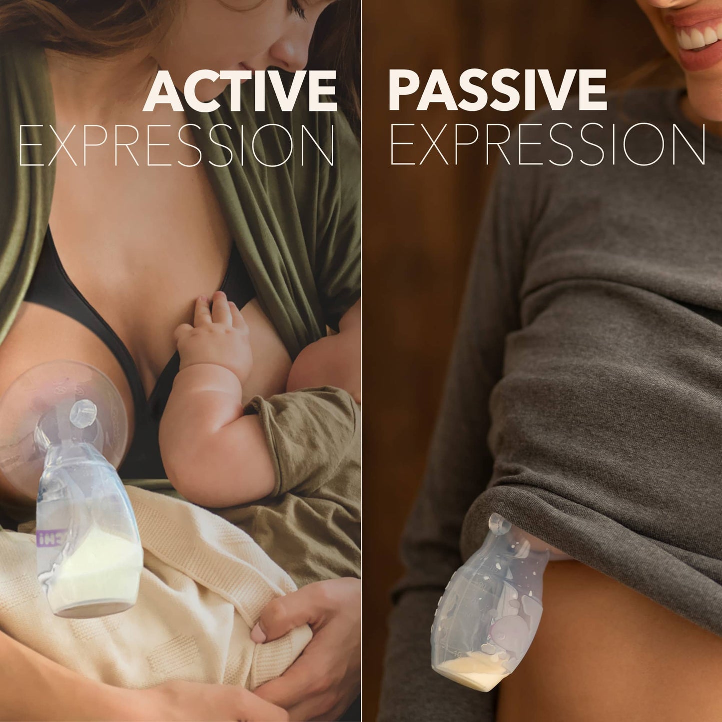 MOCHi Manual Breast Pump – Leakproof with Lid, Milk Stopper & Feeder