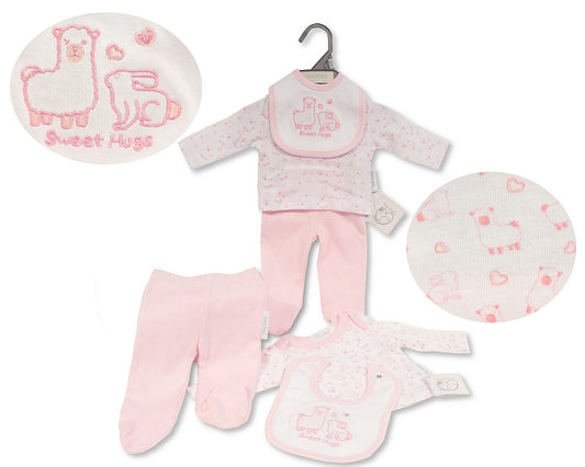 Tiny Baby Premature Baby Girls 3 pcs Set - Sweet Hugs