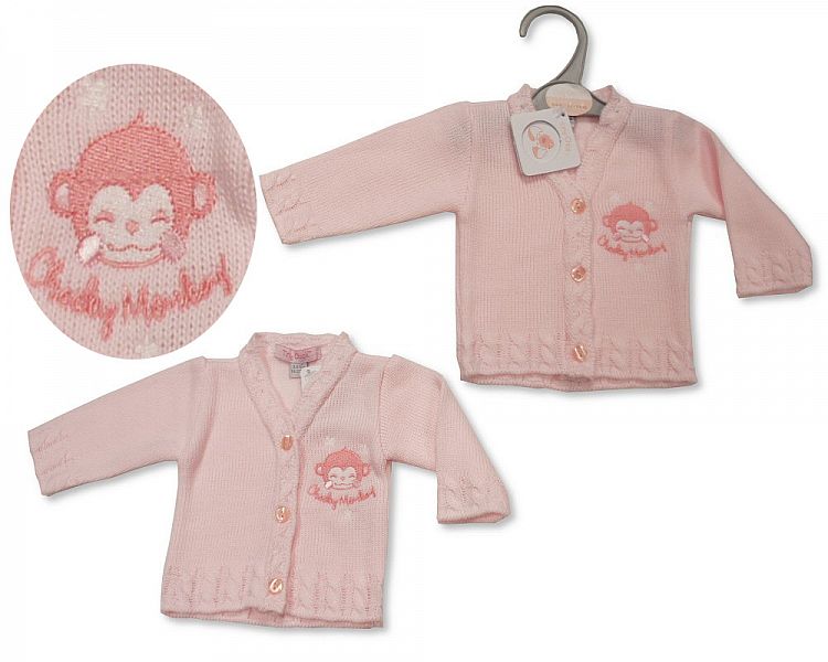 Tiny Chick Girls Knitted Cardigan - Cheeky Monkey