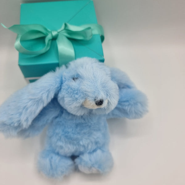 Jomanda Mini Snuggly Bunny Baby Blue With Pop up Box
