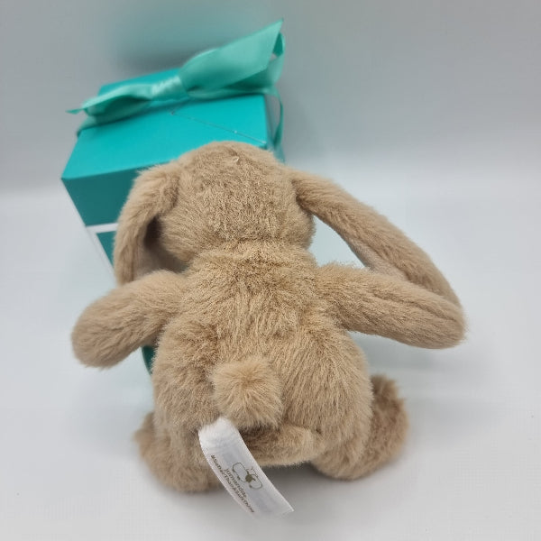 Jomanda Mini Snuggly Bunny Baby Brown With Pop up Box