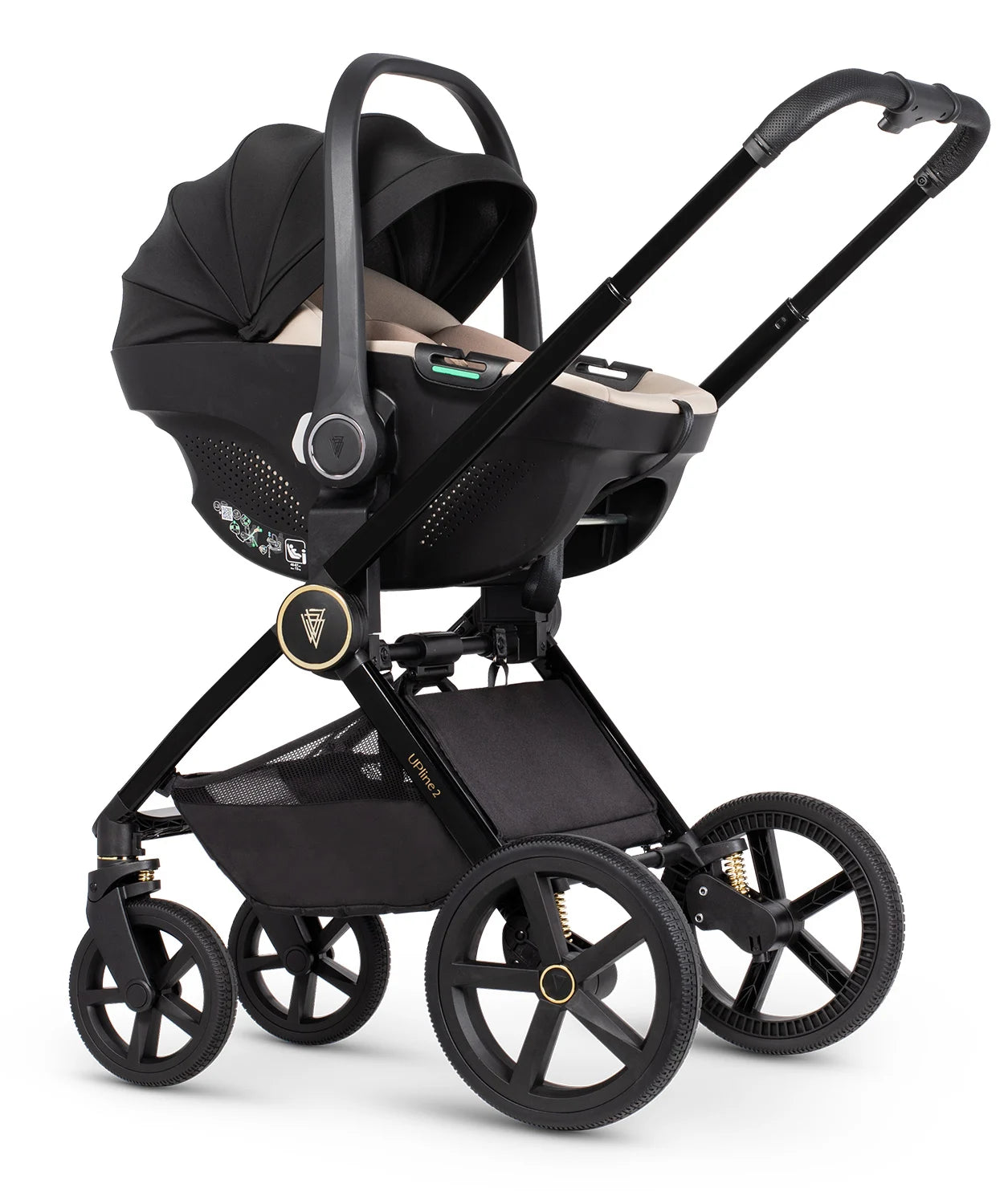 Venicci Tinum Upline 2 All Black Pram