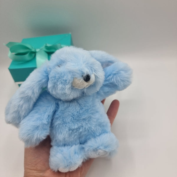 Jomanda Mini Snuggly Bunny Baby Blue With Pop up Box
