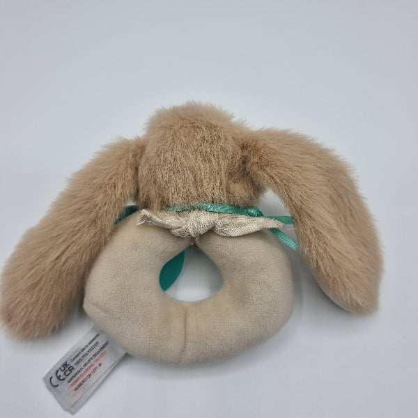 Jomanda Bunny Baby Rattle Brown