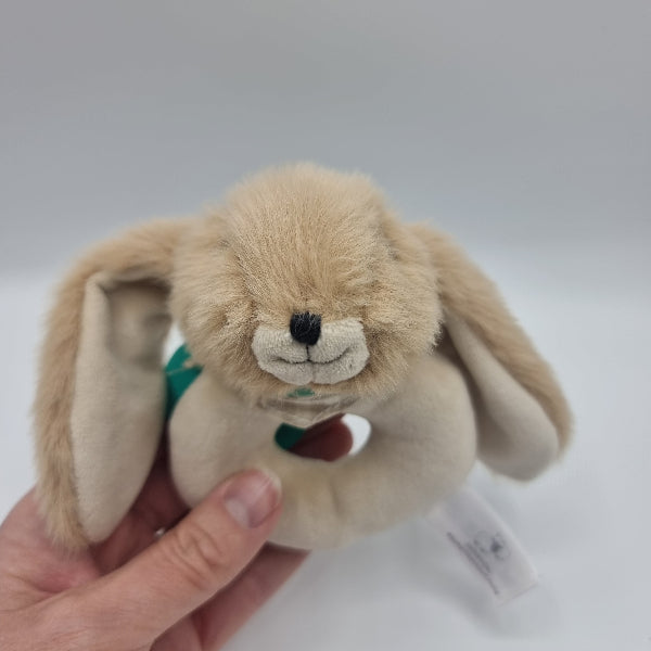 Jomanda Bunny Baby Rattle Brown