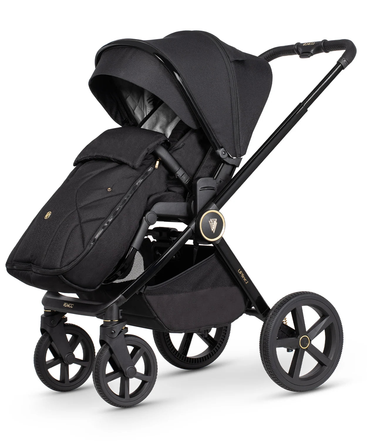 Venicci Tinum Upline 2 All Black Pram